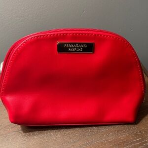 Salvatore Ferragamo Turkish airlines Red Cosmetic Bag